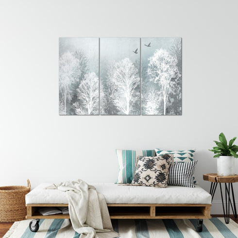 Wandbilder Wohnzimmer XXL Wald Moderne Bilder Abstrakt